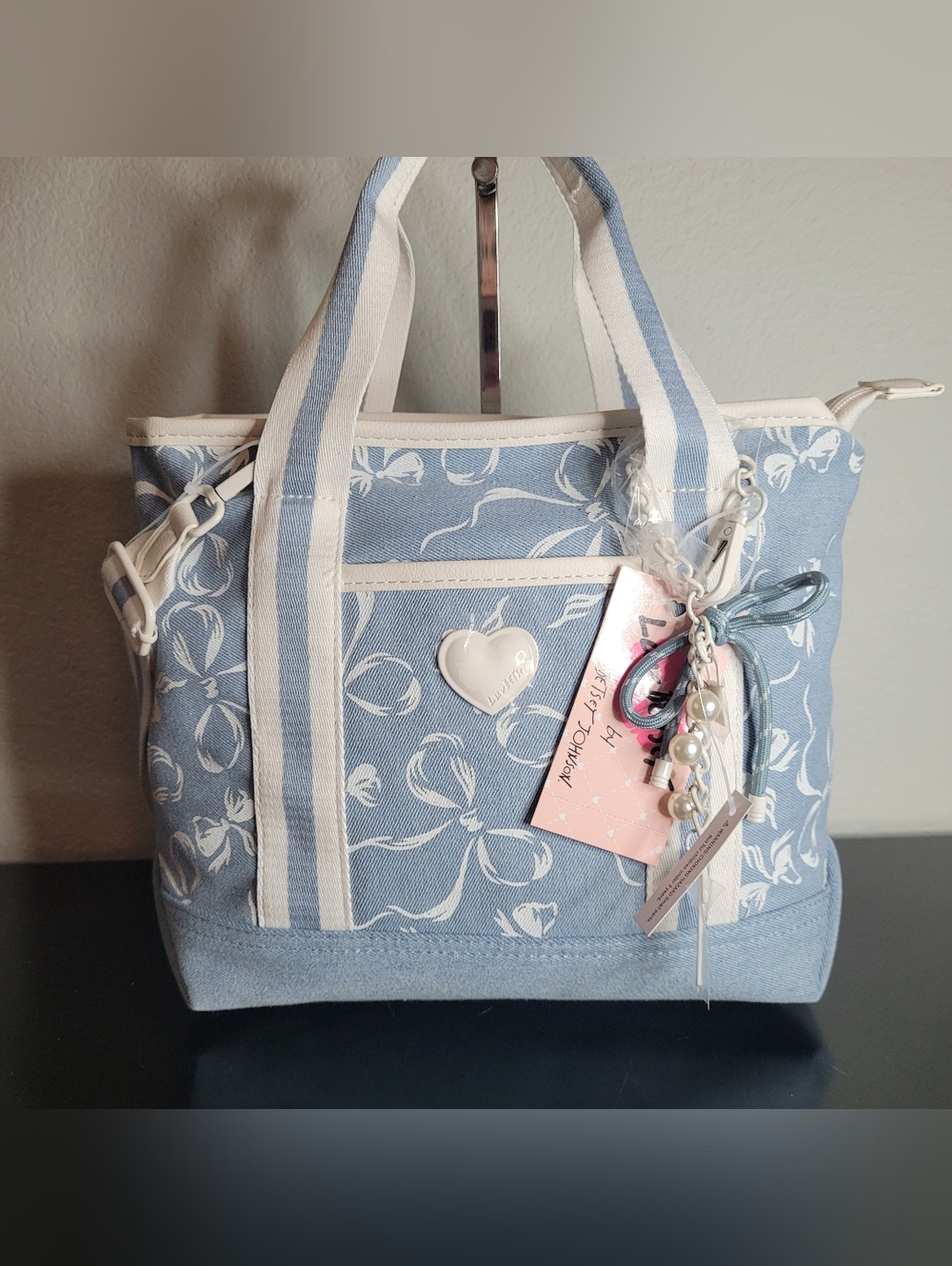 Betsey Johnson Heart Tote Bag